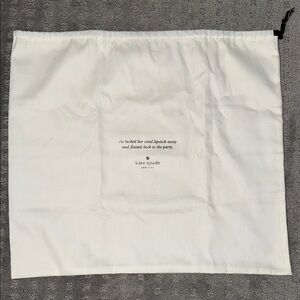 Kate Spade White Dust Bag